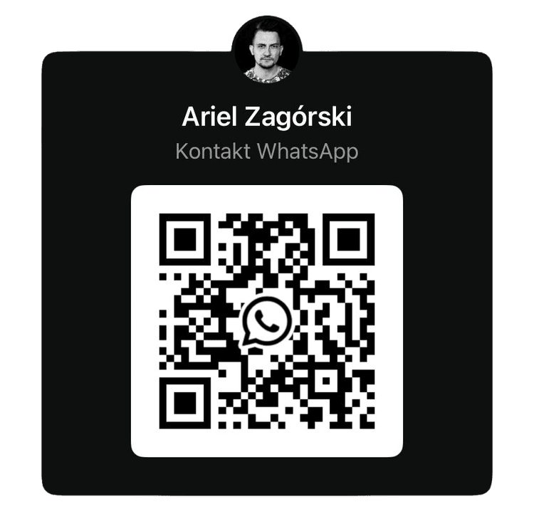 WhatsApp QR — Ariel Zagórski